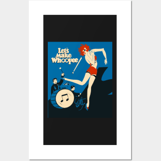 Let’s Make Whoopee! Jazz Vintage Poster Posters and Art